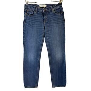 Abercrombie & Fitch Low Rise Perfect Stretch Straight Denim Ankle Jeans 29/8